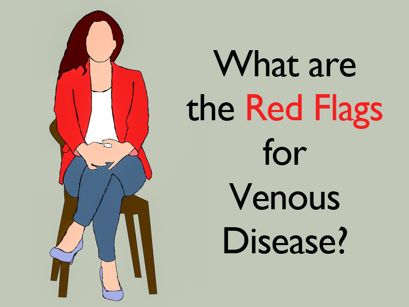 woman sitting cross-legged to illustrate red flags for venous disease