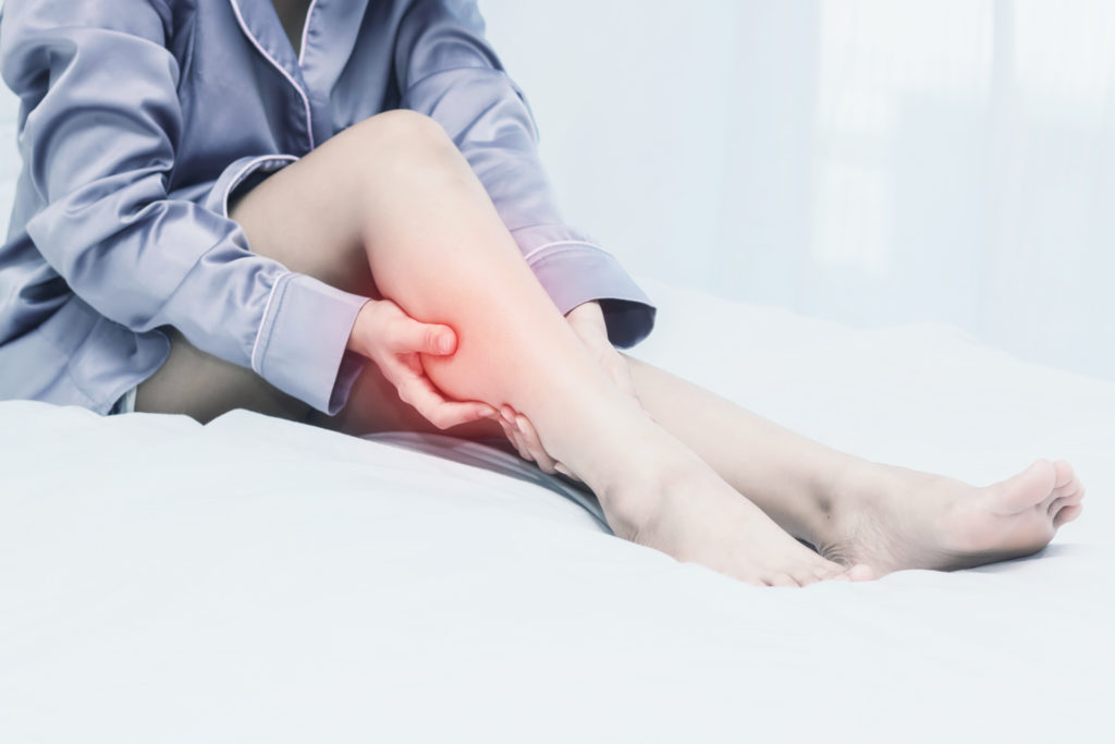 Legs to illustrate varicose veins risks